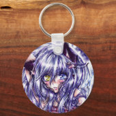 キャットガールかわいらしキーチェーン キーホルダー (正面)
