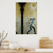 キャットガールナイトポスター ポスター (キッチン)