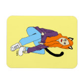 キャットガール磁石 マグネット (横)