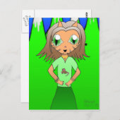 キャットガール ポストカード (正面/裏面)