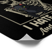 キャットキッチンラバーグンピースカル子猫ペットオーナー ポスター (角)