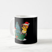 キャットキットサンタハットクリスマス子猫XマスボーイズGi コーヒーマグカップ (正面左)