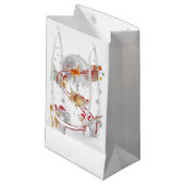 キャットキットスリーのクリスマスデコレーションクリスマス雪S スモールペーパーバッグ (正面アングル)