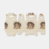 キャットキットン子猫アンティークヴィンテージかわいらしかわいい フェイバーボックス (折り畳みなし)