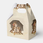 キャットキットン子猫アンティークヴィンテージかわいらしかわいい フェイバーボックス (正面サイド)