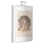 キャットキットン子猫アンティークヴィンテージかわいらしかわいい フラスク (右)