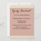 キャットキットン子猫アンティークヴィンテージかわいらしかわいい 招待状 (正面)