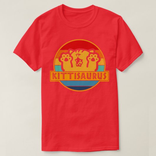 キャットキティサウルス広場 Tシャツ (デザイン正面)