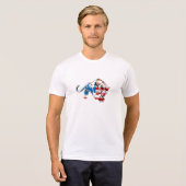 キャットキャッツワイルドストライププリント記念日 Tシャツ (正面フル)