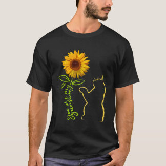 キャットキャットフラワーキャットサンシャイン Tシャツ