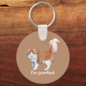 キャットキーチェーン キーホルダー (正面)