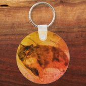 キャットキーチェーン キーホルダー (正面)