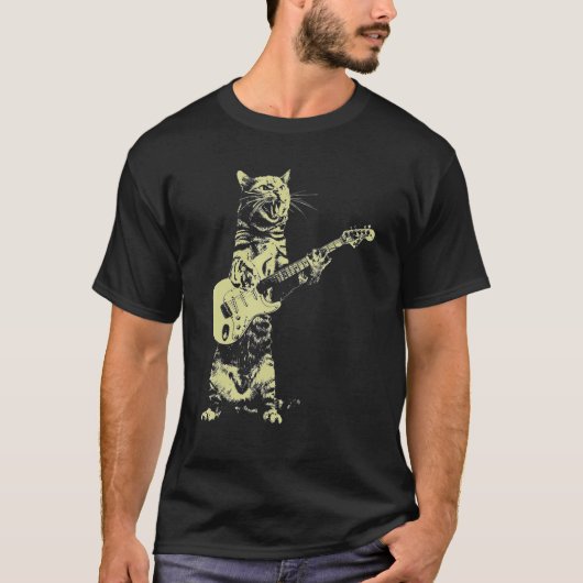 キャットギタ遊ー Tシャツ (正面)