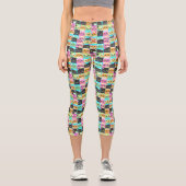 キャットギフト |かわいいかわいい猫の柄 カプリレギンス (正面)