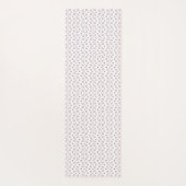 キャットギフト |かわいい猫の柄シームレスな背景 ヨガマット (裏面)