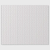 キャットギフト |かわいい猫の柄シームレスな背景 ラッピングペーパー (フラット)