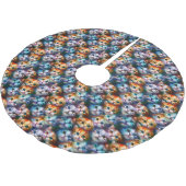 キャットギフト |かわいい猫の顔 ブラッシュドポリエステルツリースカート (アングル)