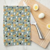 キャットギフト |可愛い猫パターン子供っぽい キッチンタオル (四つ折り)