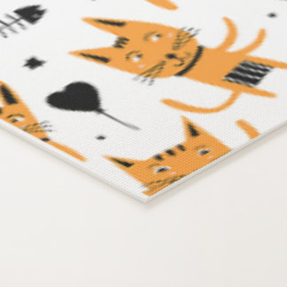 キャットギフト |可愛い猫パターン子供っぽい ヨガマット