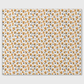 キャットギフト |可愛い猫パターン子供っぽい ラッピングペーパー (フラット)