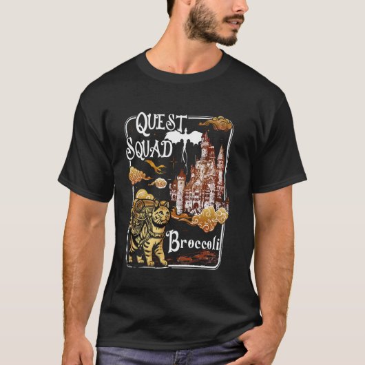 キャットクエスト部隊ブロッコリー Tシャツ (正面)