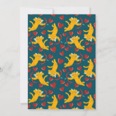 キャットクピッカスタムドバレンタインデーパーティー 招待状 (裏面)