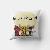 キャットクリスマスウォッチングサンタ クッション (裏面)