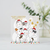 キャットクリスマスカード シーズンカード (スタンド正面)