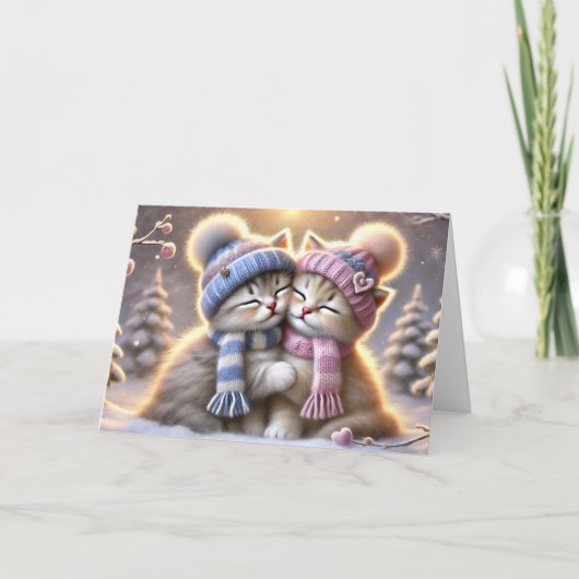 キャットクリスマスカード シーズンカード (正面)