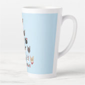 キャットクリスマスツリー カフェラテマグ (右)