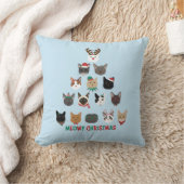 キャットクリスマスツリー クッション (ブランケット)