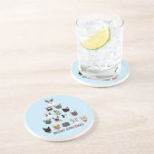 キャットクリスマスツリー コースター (側面)