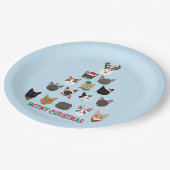 キャットクリスマスツリー ペーパープレート (アングル)