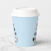 キャットクリスマスツリー 紙コップ (左)