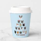 キャットクリスマスツリー 紙コップ (裏面)