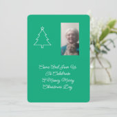 キャットクリスマスパーティの招待状 招待状 (スタンド正面)