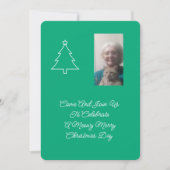 キャットクリスマスパーティの招待状 招待状 (正面)