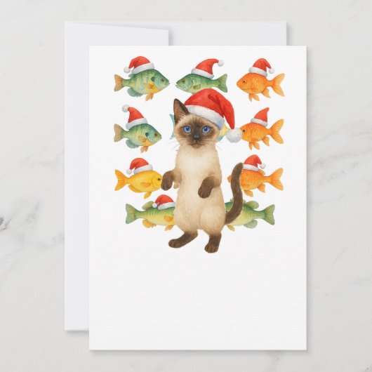 キャットクリスマスパーティー 招待状 (正面)