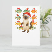 キャットクリスマスパーティー 招待状 (スタンド正面)