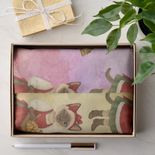 キャットクリスマスベーカリーfor猫好きホリデイ 薄葉紙 (ギフト)