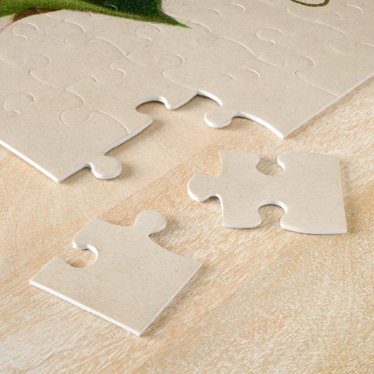 キャットクリスマスホリメリーーキットンアンティークアート ジグソーパズル (側面)