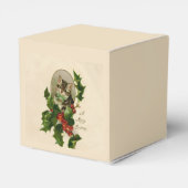 キャットクリスマスホリメリーーキットンアンティークアート フェイバーボックス (裏面サイド)