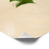 キャットクリスマスホリメリーーキットンアンティークアート ポスター (コーナー)