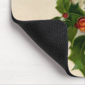 キャットクリスマスホリメリーーキットンアンティークアート マウスパッド (コーナー)