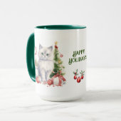 キャットクリスマスマグカップ マグカップ (正面左)