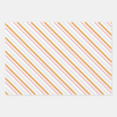 キャットクリスマスライトピンク ラッピングペーパーシート (正面3)