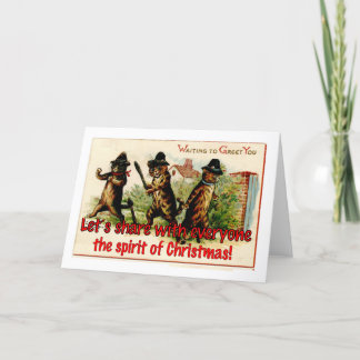 キャットクリスマス集団 シーズンカード