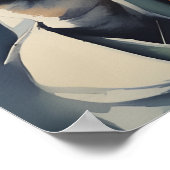 キャットクールウォールアート教授シガー喫煙キャット ポスター (角)