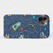 キャットコスモナウロケット Case-Mate iPhoneケース (裏面(横))