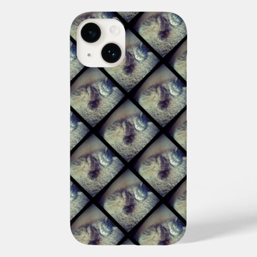 キャットコラージバイシャーリーテイラー Case-Mate iPhoneケース (裏面)